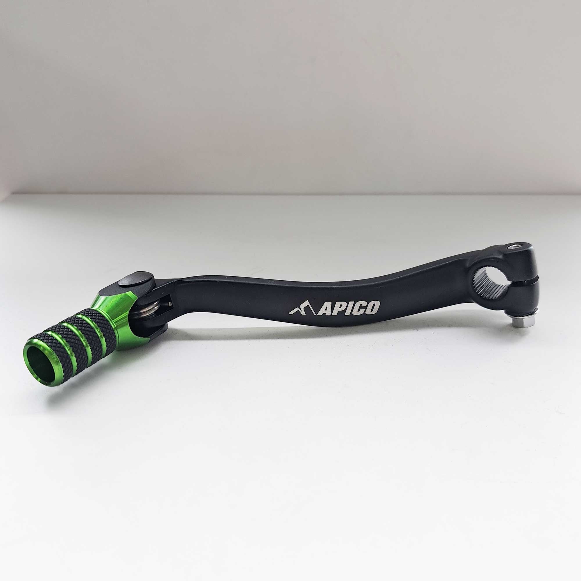 Apico - Gear Lever - Elite - KXF450 09-15 - Black w/Green