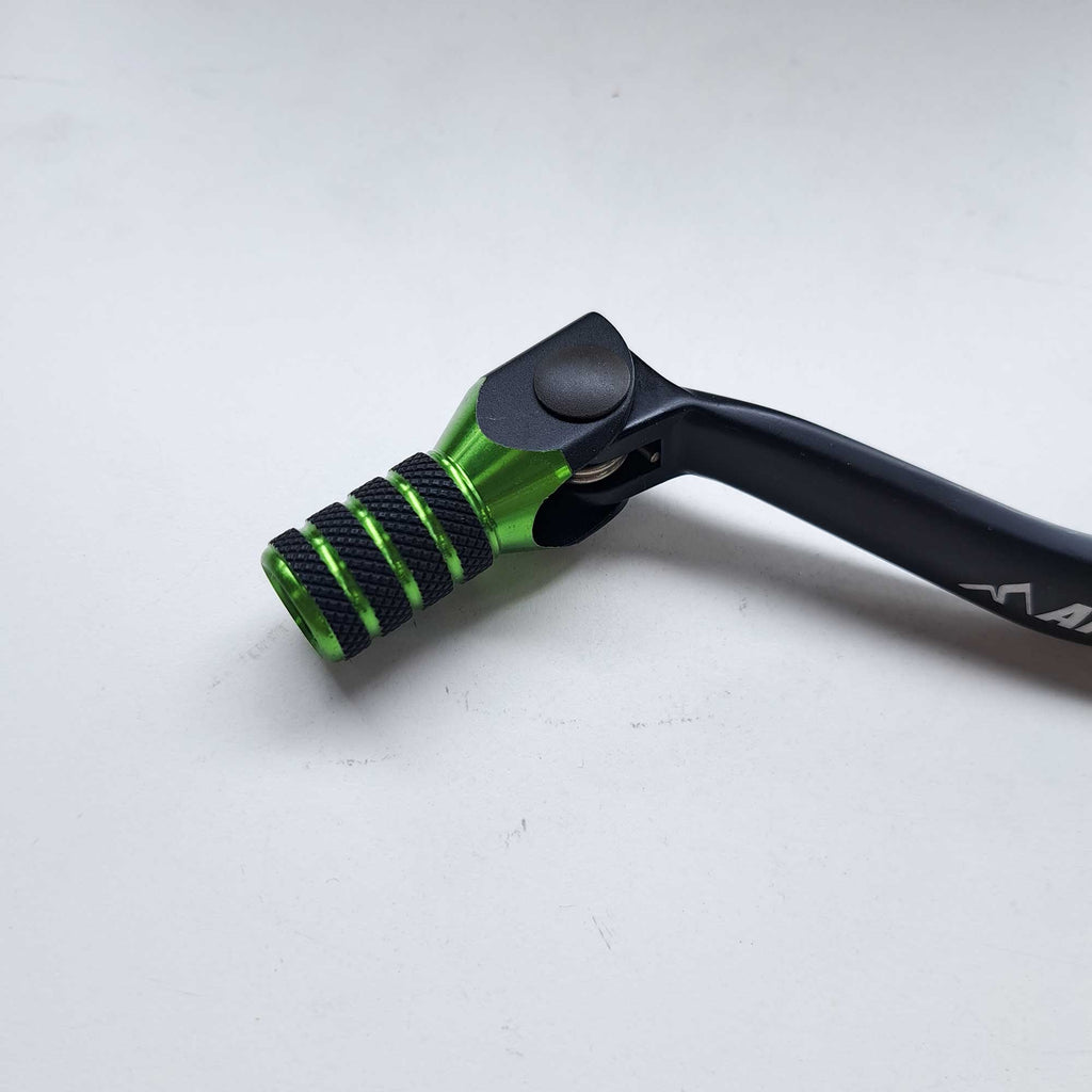 Apico - Gear Lever - Elite - KXF450 09-15 - Black w/Green