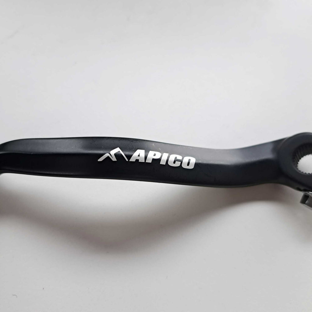 Apico - Gear Lever - Elite - KX80 81-00, KX85 01-26, KX100 01-21, KX112 22-26, KX125/250 83-93 - Black w/Green