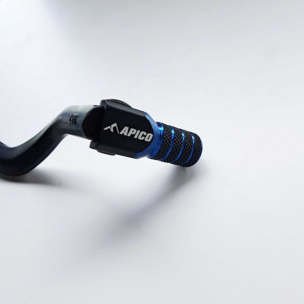 Apico - Gear Lever - Elite - Sherco 2T SE-R125 18-25, SE-R250/300 14-25 - Black w/Blue