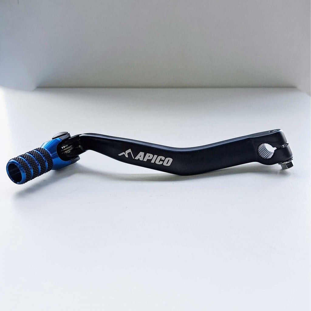 Apico - Gear Lever - Elite - YZF250 01-05, YZF450 03-05 - Black w/Blue