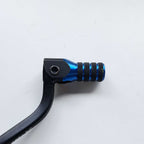 Apico Elite Gear Lever - KTM SX250 17-22, EXC250/300 17-23, Husqvarna TC250 17-22, TE250/300 17-23, TX300 17-22, Gas Gas MC250 22-23, EC250/300 21-23, EX250 22-23, EX300 20-23 (Black/Blue)