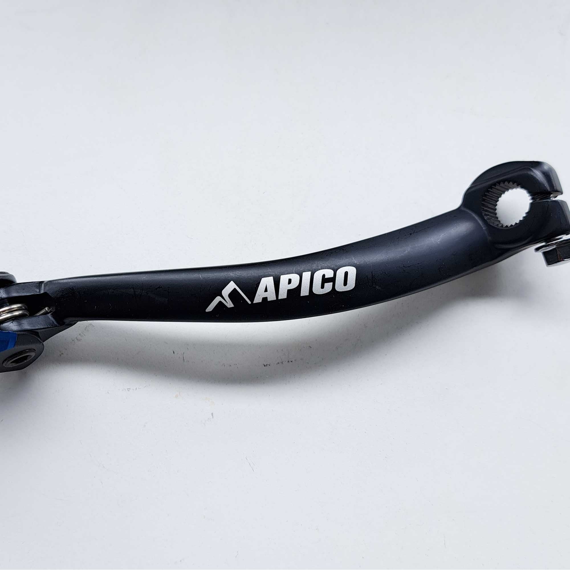 Apico - Gear Lever - Elite - YZF250/450 06-13, WRF250 07-14, WRF450 07-15 - Black w/Blue