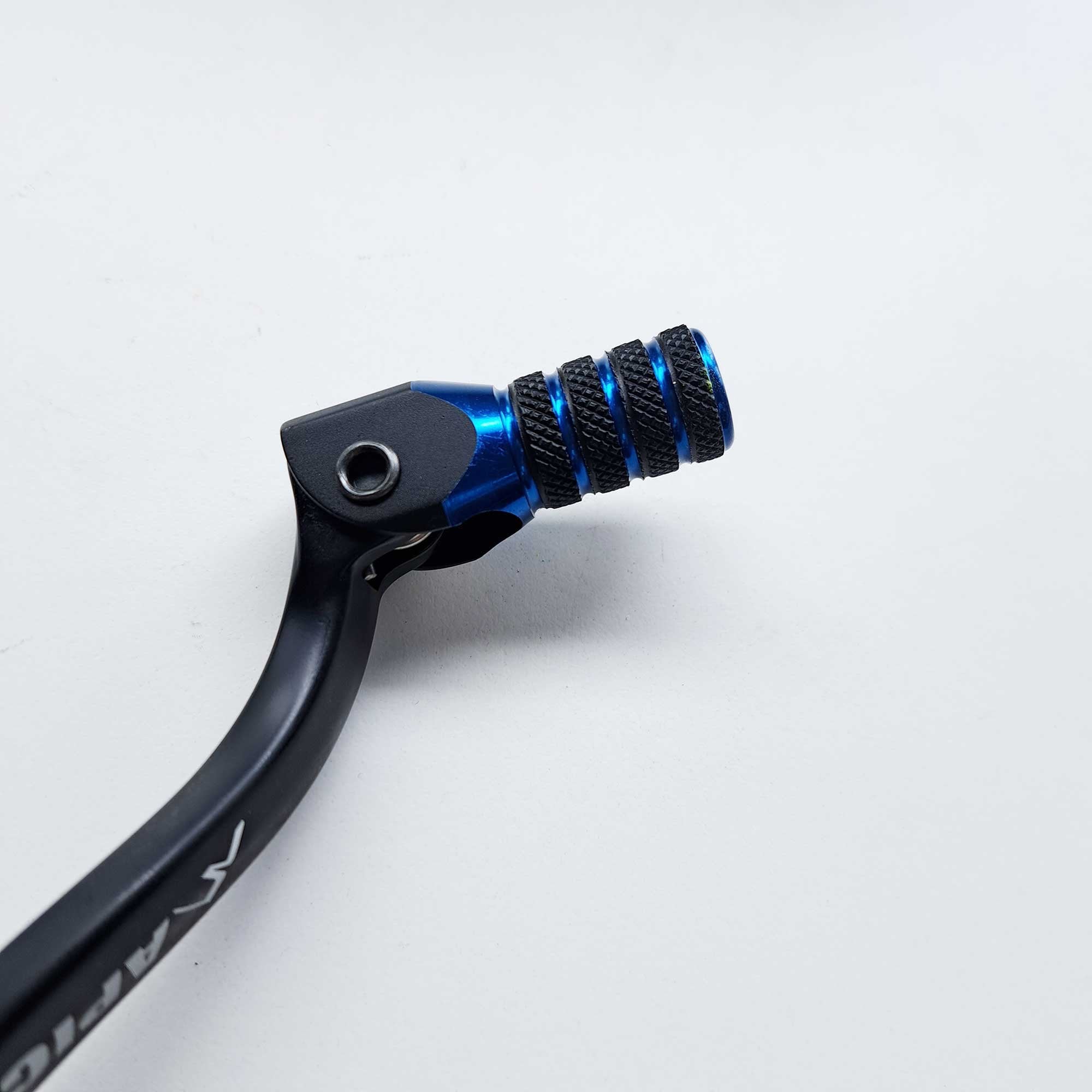 Apico - Gear Lever - Elite - KTM SXF450 16-22, EXCF450/500 17-23, Husqvarna FC450 16-22, FE450/501 17-23, Gas Gas MCF450 21-23, EXF450 21-23 - Black w/Blue