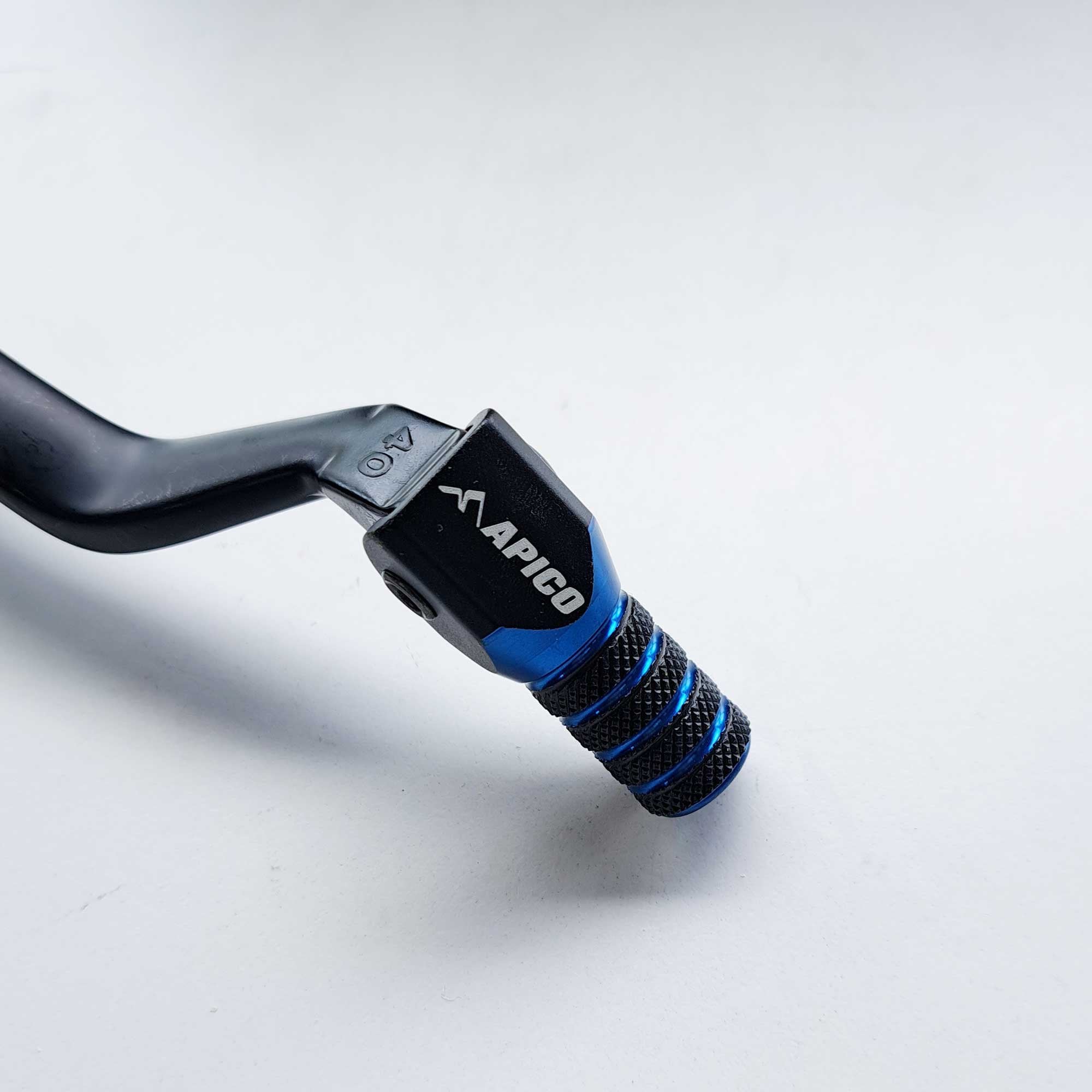 Apico - Gear Lever - Elite - YZ60 81-82, YZ80 81-01, YZ85 02-26, YZ125 96-04, YZ250 89-04 - Black w/Blue