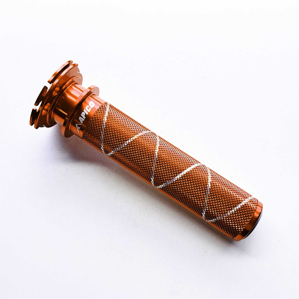 Apico - Throttle Tube - Aluminium w/Bearing - KTM SX125-300 23-26, SXF250-450 16-26, EXC150-300 18-26, EXCF250-500 17-26, Husqvarna TC125-300 23-26, FC250-450 16-26, TE150-300 18-26, FE250-501 17-26, Gas Gas  2T 24-26, 4T 21-26