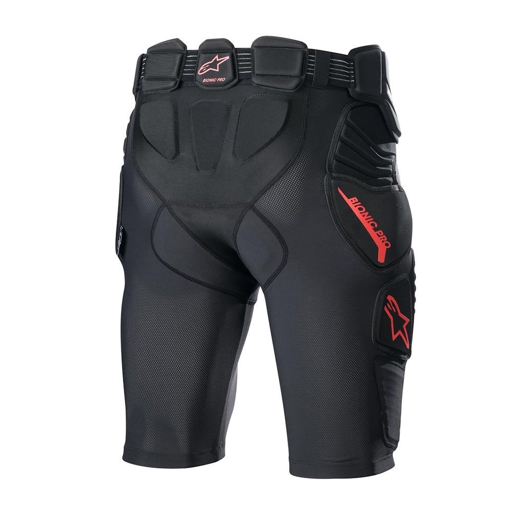 Alpinestars MX | Enduro | MTB Armoured Shorts - Bionic Pro (Black/Red)