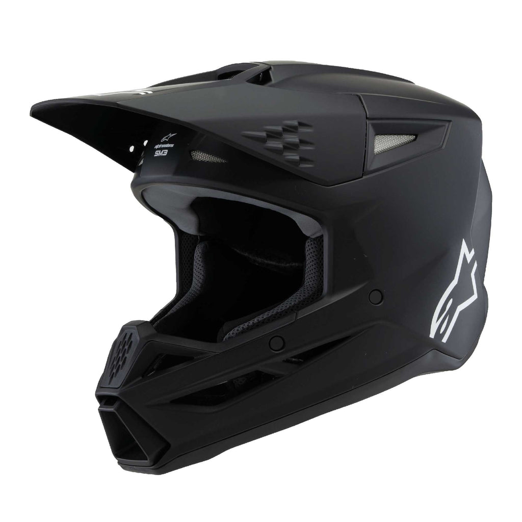 Alpinestars (MX26) Youth Helmet - S-M3 Solid ECE06 (Matte Black)
