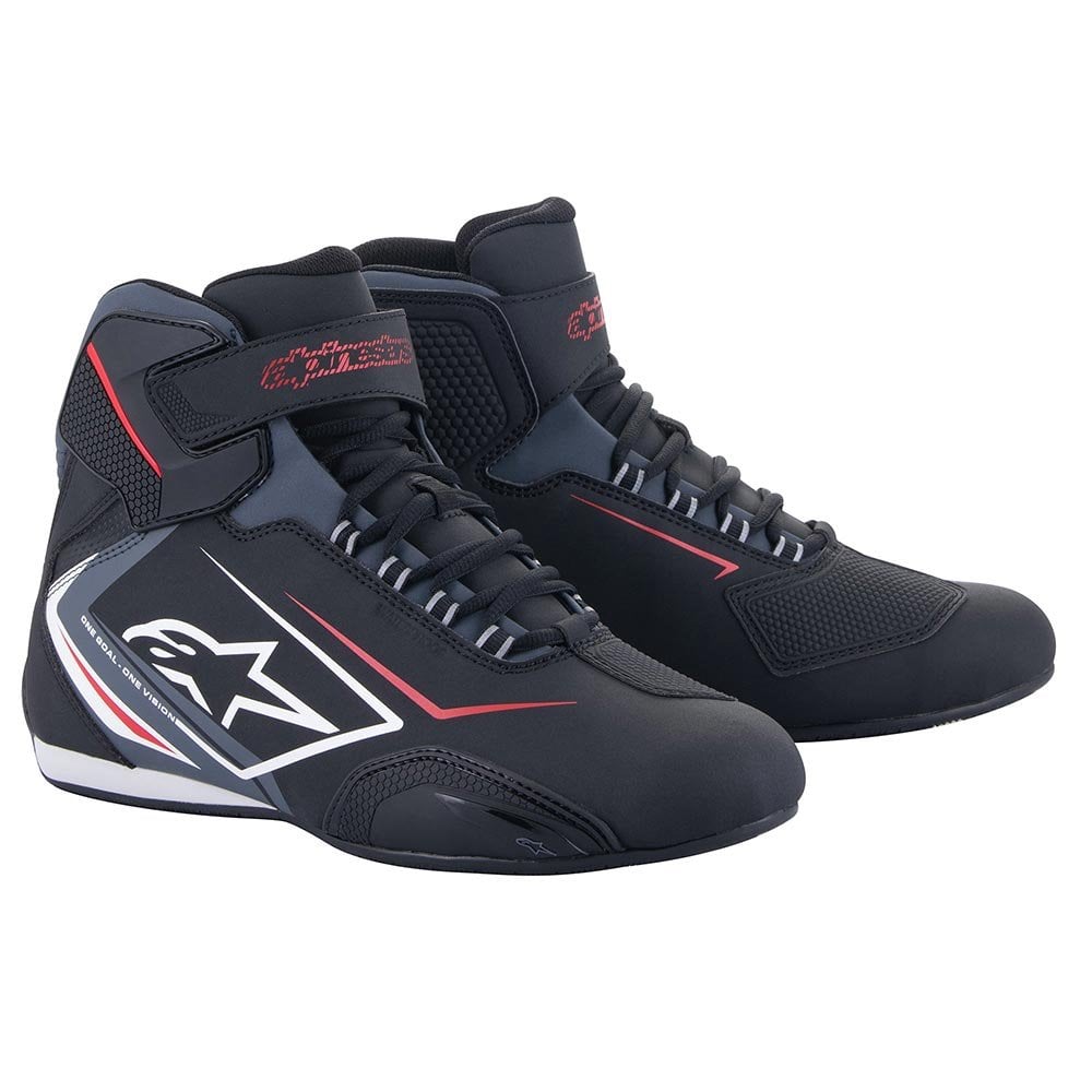 Alpinestars Sektor Waterproof Motorcycle Riding Shoes (Black/White/Grey)