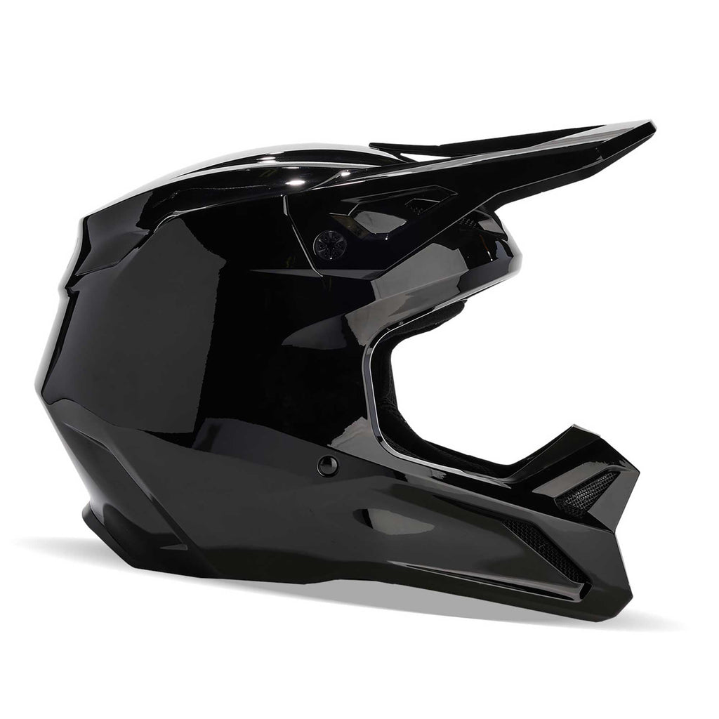 FOX MX | Enduro Helmet - V1 PLAIN (Gloss Black)