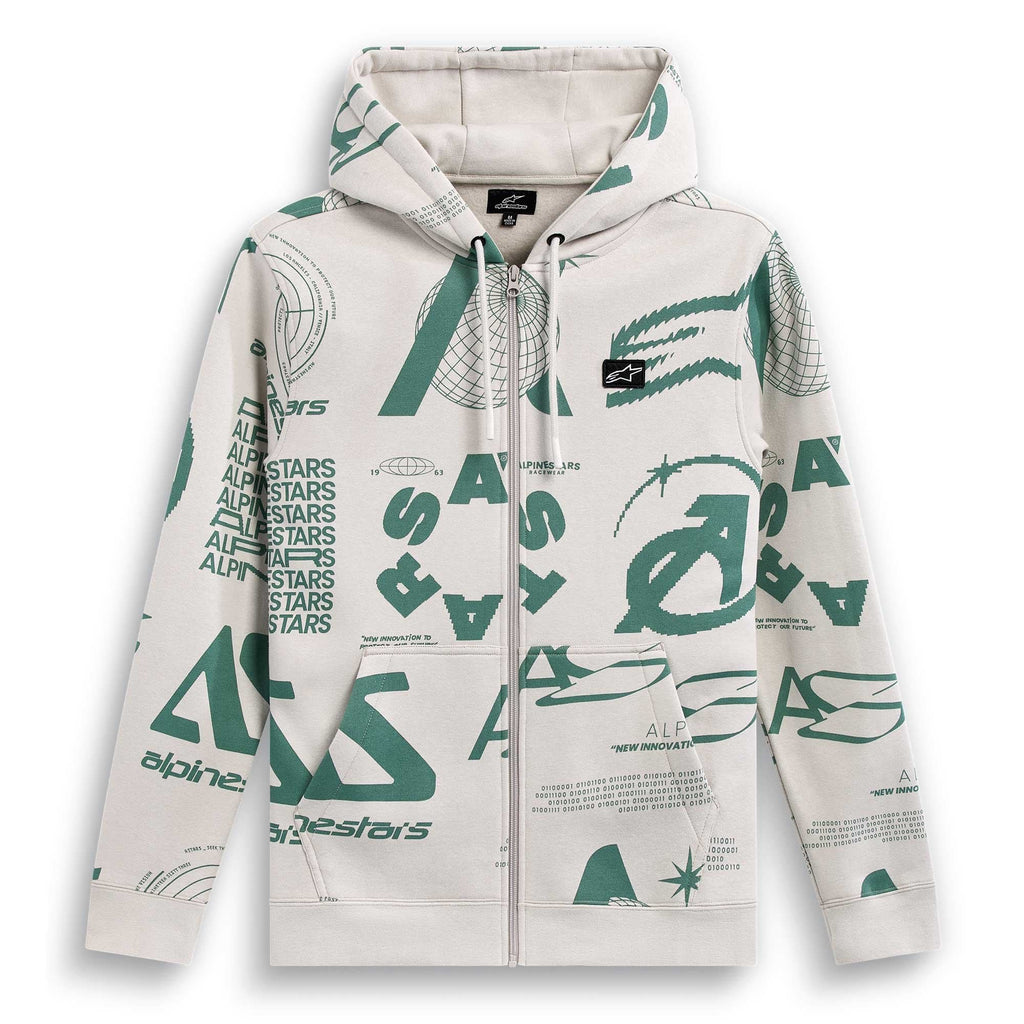 Alpinestars (SALE) Zip Hoodie - Determinant (Off White)