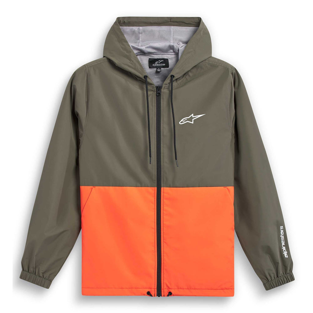Alpinestars (SALE) Casual Jacket - Speeder Windbreaker (Military/Orange)