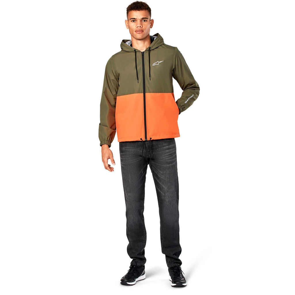 Alpinestars (SALE) Casual Jacket - Speeder Windbreaker (Military/Orange)