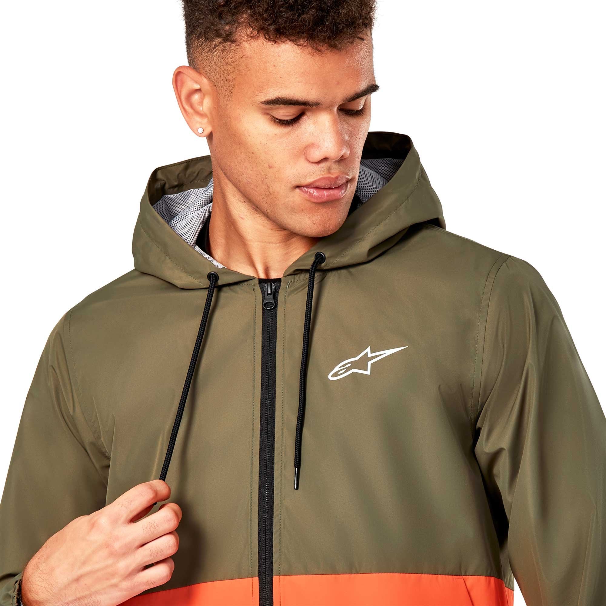 Alpinestars (SALE) Casual Jacket - Speeder Windbreaker (Military/Orange)