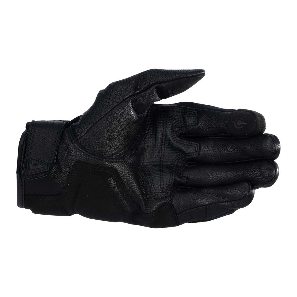 Alpinestars Celer V3 Motorcycle Short Leather Gloves (Black/White)
