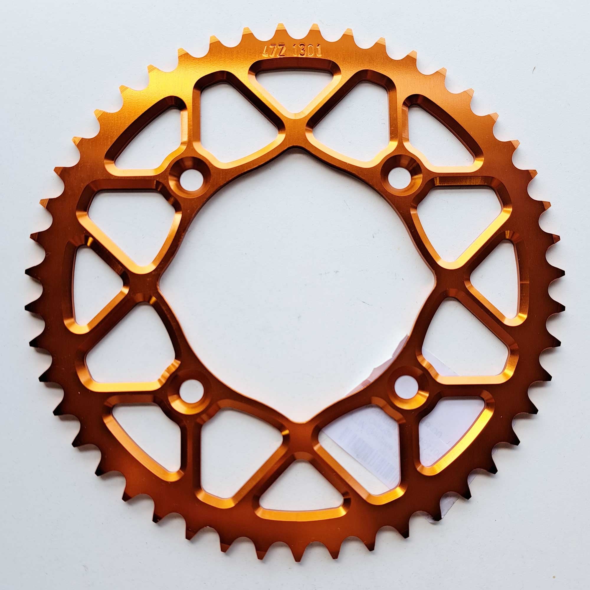 KTM Genuine Part - Sprocket. Rear -  491U/TR578/BN58 - 47T - Orange - KTM SX50 14-26, Husqvarna TC50 17-26, Gas Gas MC50 21-26 - K4541005104704