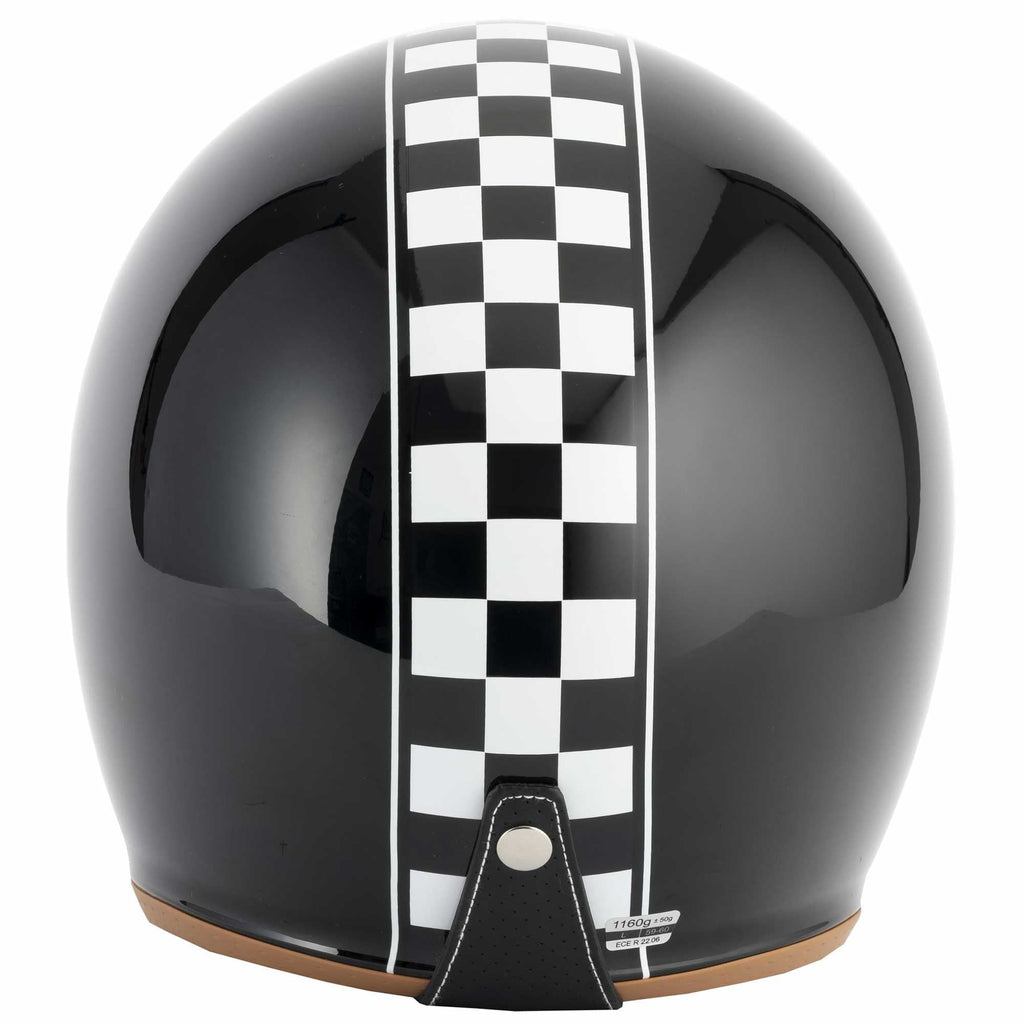 Vcan H589 Classic Victory Open Face Helmet (Black)