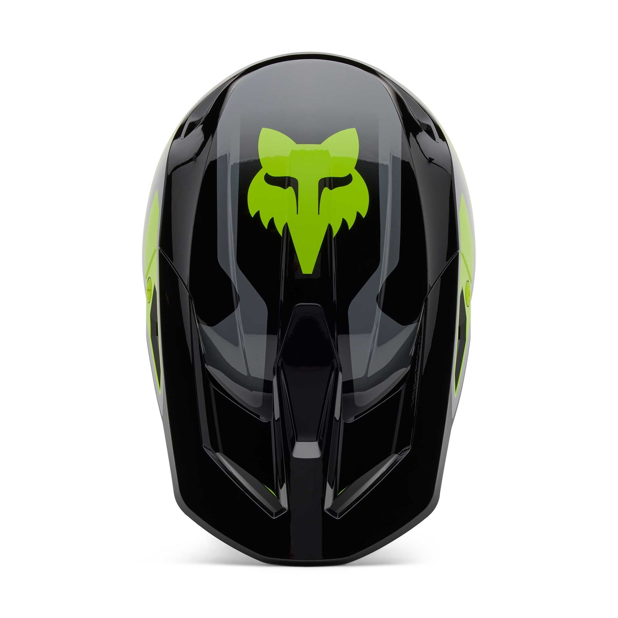 FOX Racing MX | Enduro Helmet - V1 LEAN (Grey/Yellow)