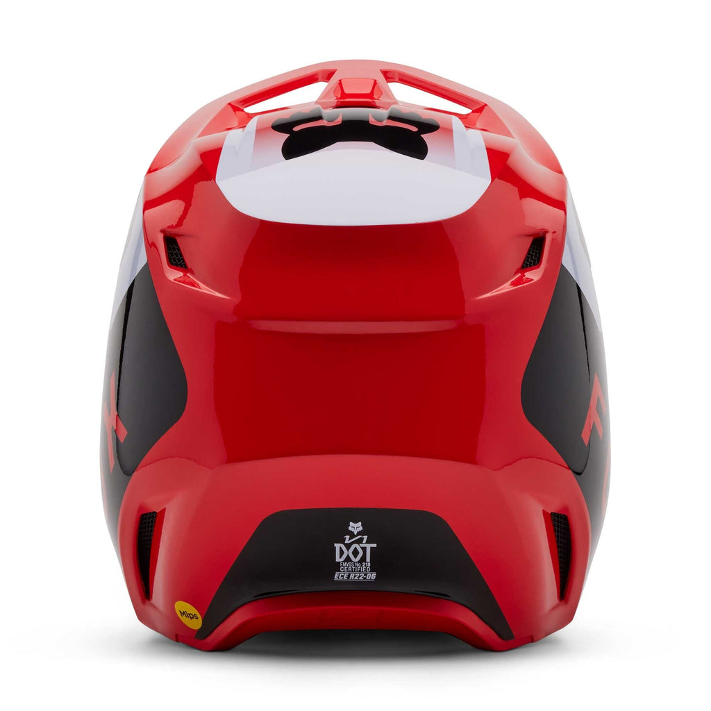 FOX (SALE) Helmet - V1 LEAN (Flo Red)
