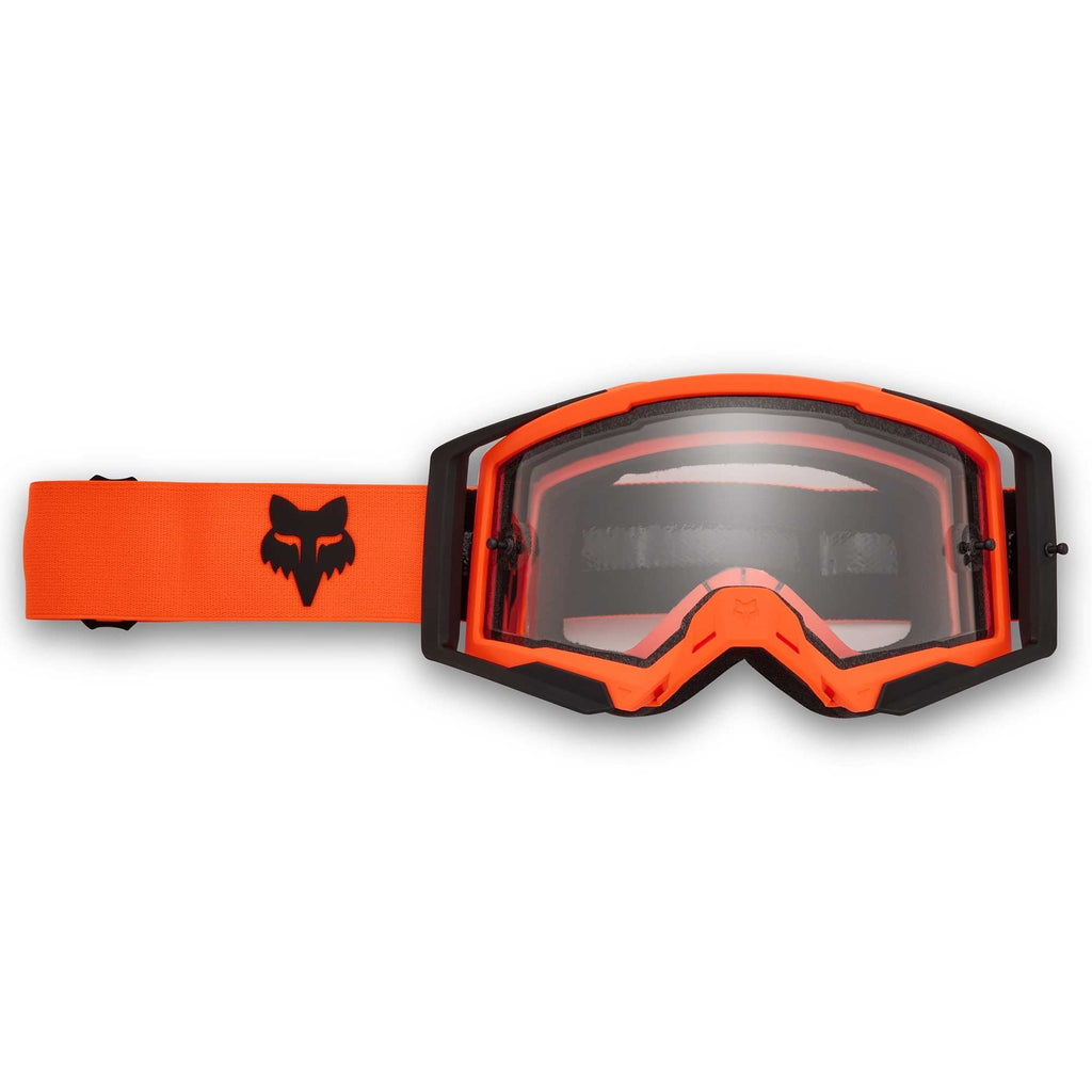 FOX Racing MX | MTB Goggles - AIRSPACE V3 Enduro (Flo Orange) Dual Clear Lens