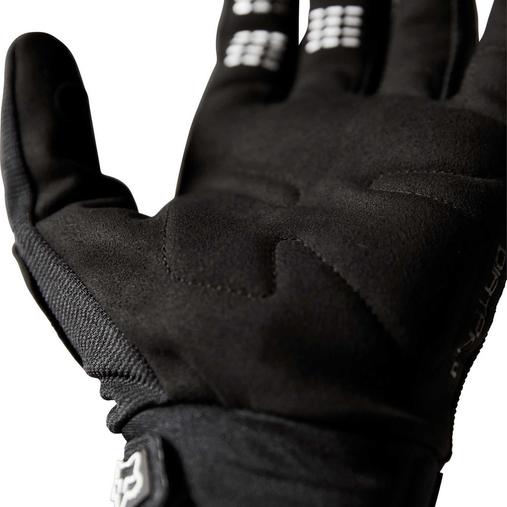 FOX (SALE) Gloves - DIRTPAW **Retro Logo** (Black/White)