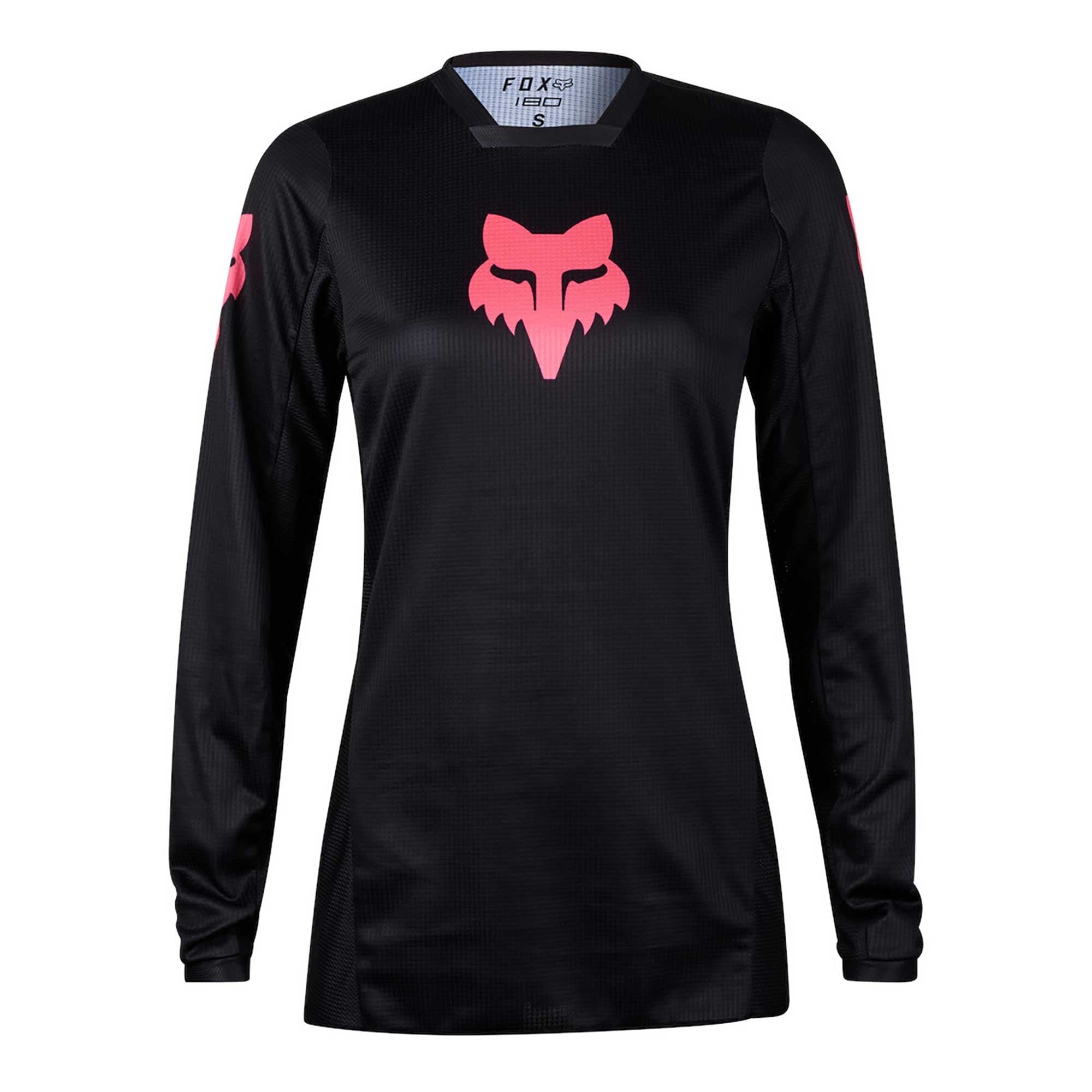 FOX Racing Womens MX Jersey - BLACKOUT (Black/Black)