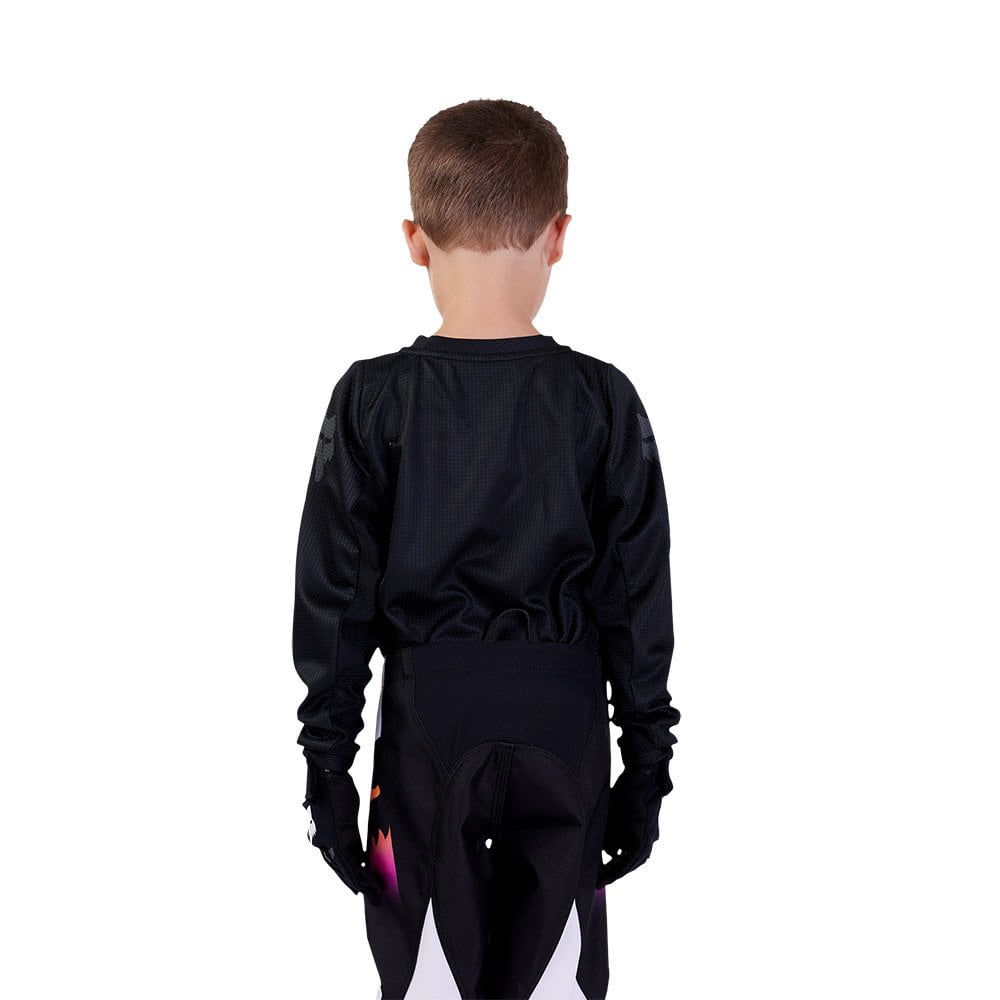 FOX Racing Kids MX | eBike Jersey - BLACKOUT (Black/Black)