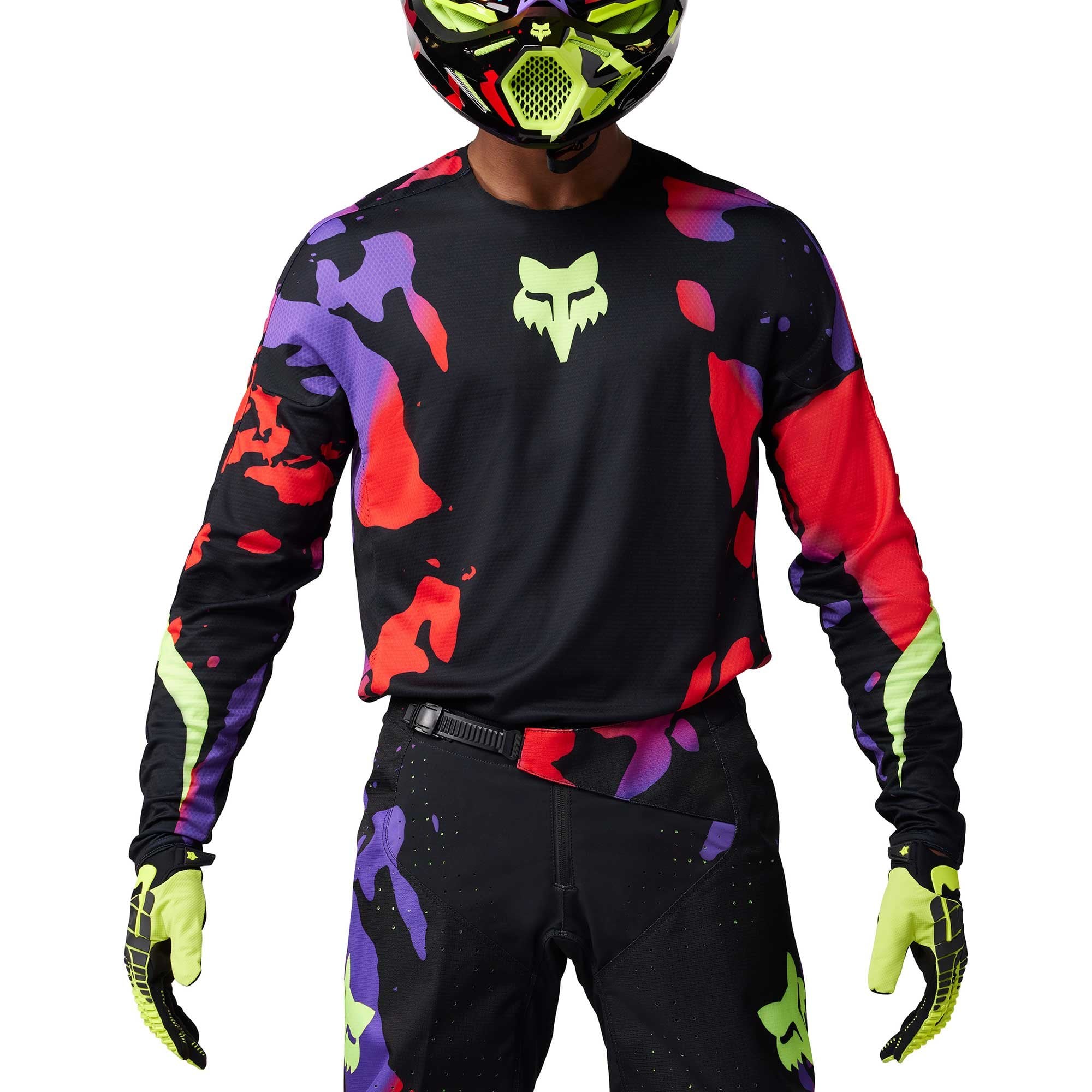 FOX (SALE) Jersey - 360 THROTTLE (Black/Red/Yellow/Purple)