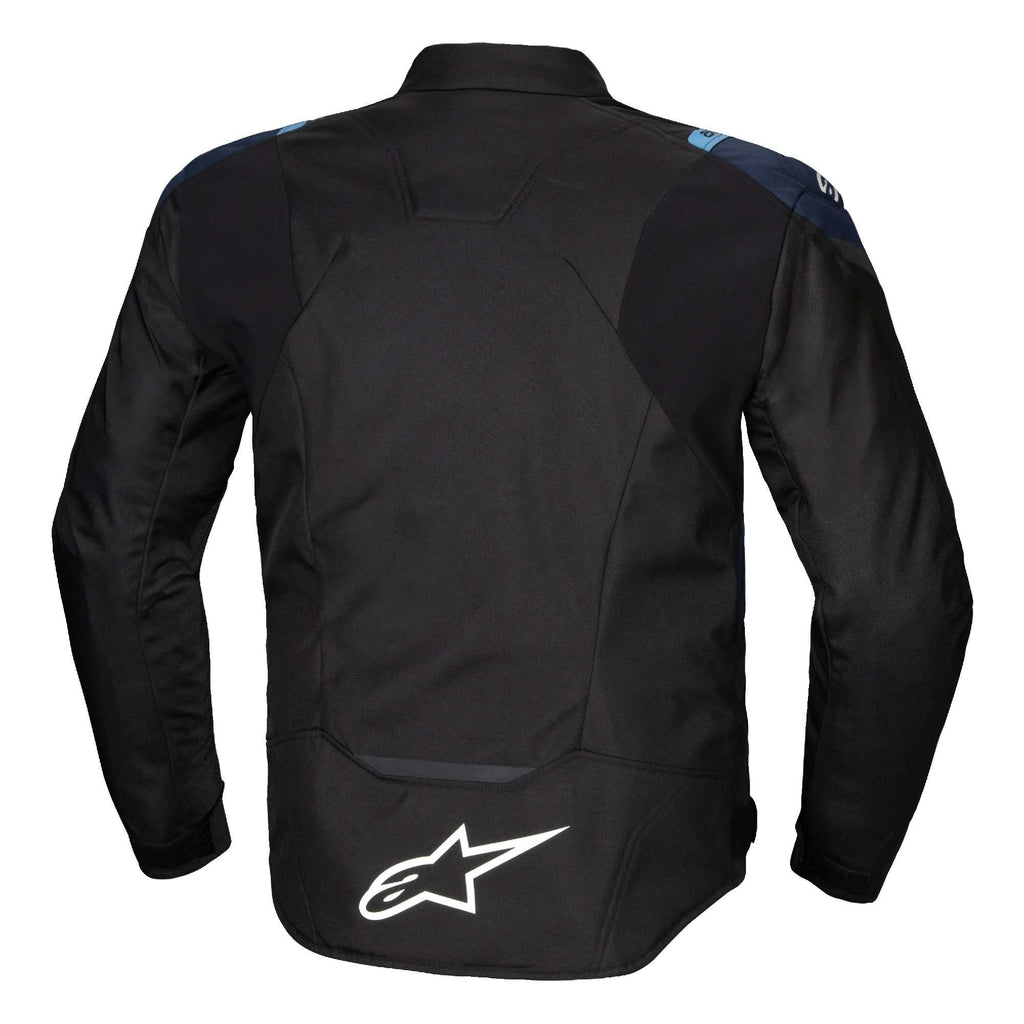 Alpinestars T-Jaws V4 WP Motorcycle Sports Textile Jacket (Black/Dark Blue/Blithe Blue)