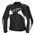 Alpinestars Women's T-Jaws V4 Waterproof Motorcycle Textile Jacket (Black/White)