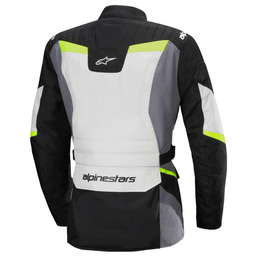 Alpinestars Stella ST-1 Waterproof Womens Motorcycle Textile Jacket (Ice Grey/Black/Yellow Fluo)