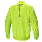 Alpinestars Motorcycle Waterproof Rain Jacket - Hurricane Rain V2 (Yellow Fluo)