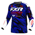 FXR (MX25) Jersey - CLUTCH (Blue Camo/Red)