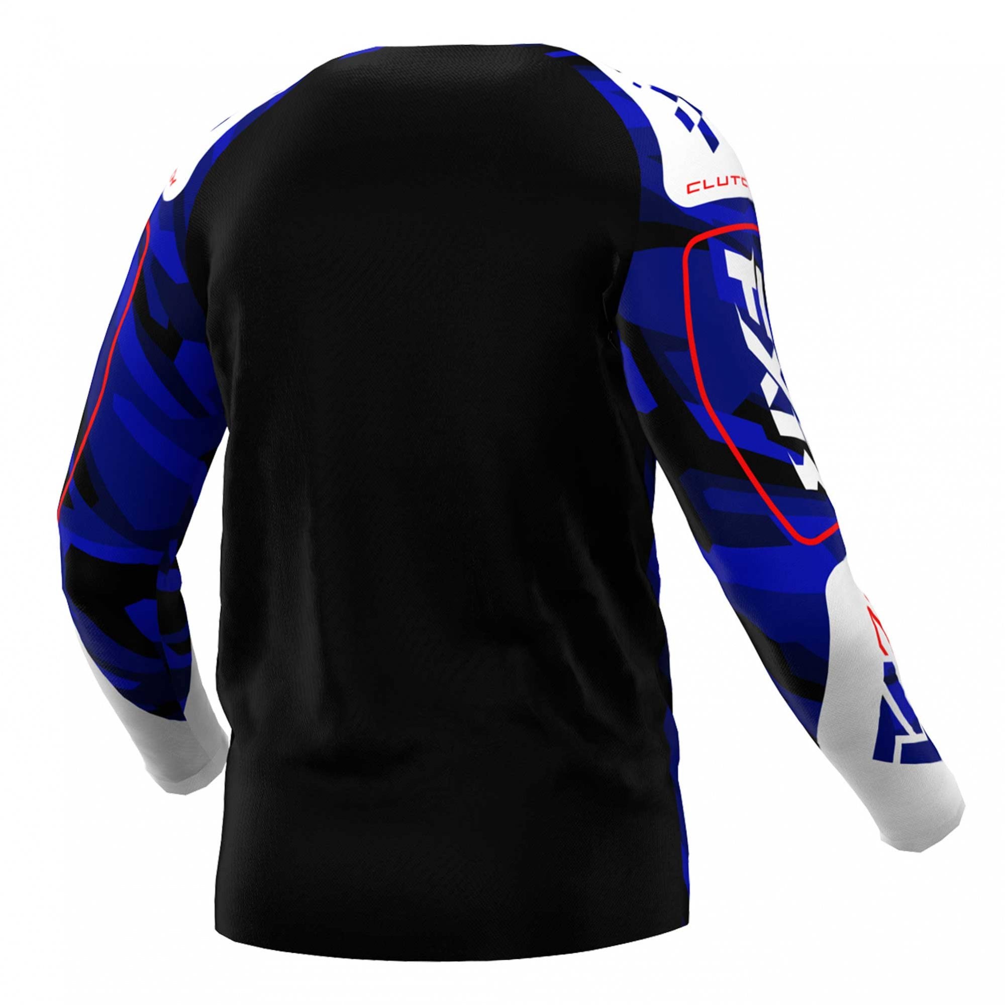 FXR (MX25) Jersey - CLUTCH (Blue Camo/Red)