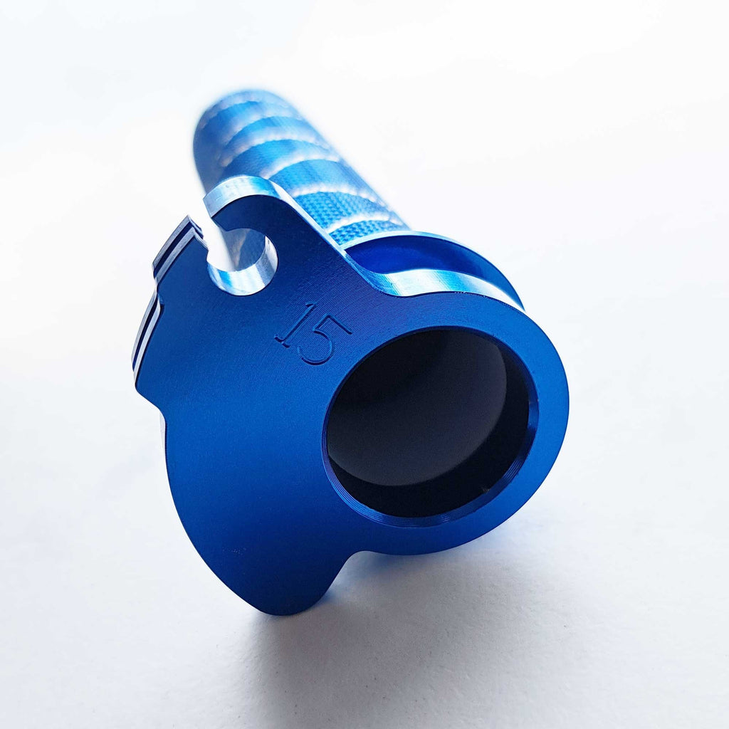 Apico - Throttle Tube - Aluminium w/Bearing - YZ65 18-26, YZ250 83-95, YZ490 83-90, WR250 91-96, WR500 92-93 - Blue