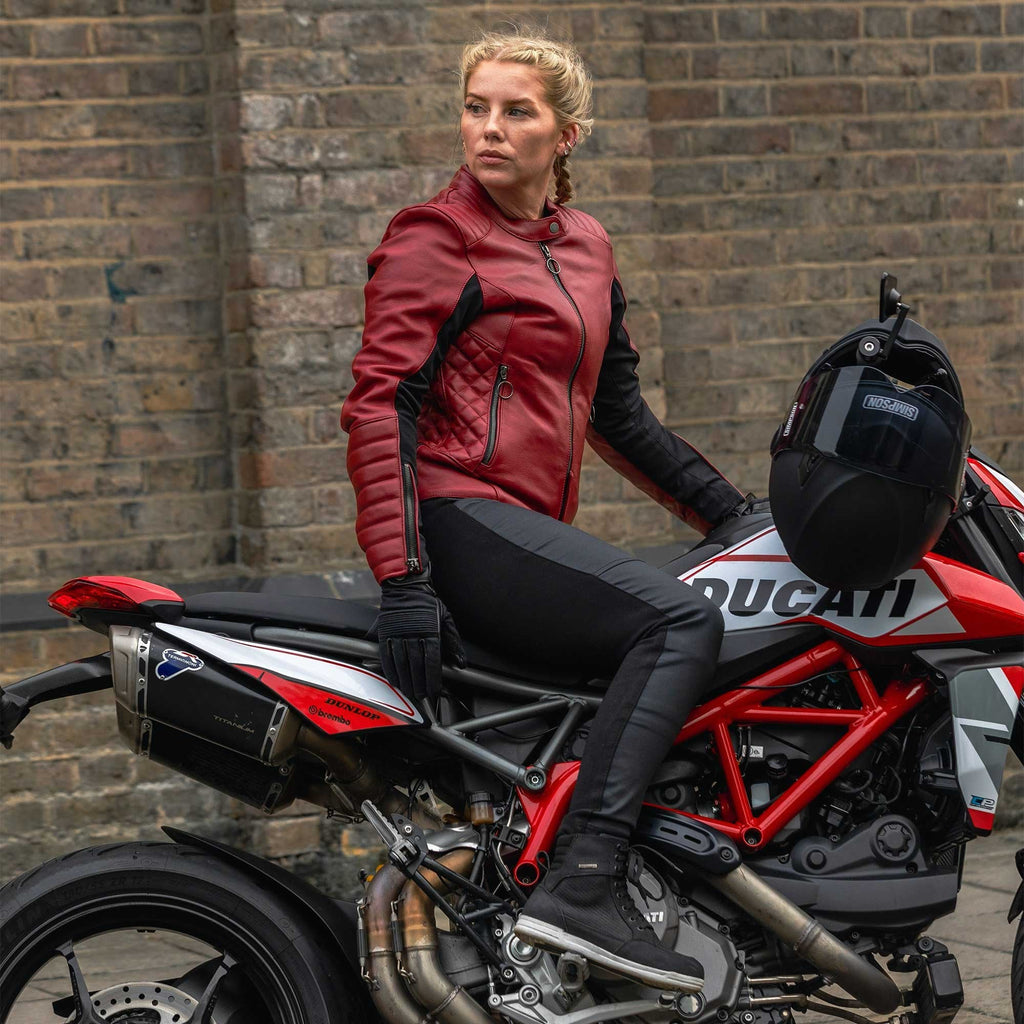 Oxford (2025) Women's Motorcycle Leggings - Demiwax AA (Black)