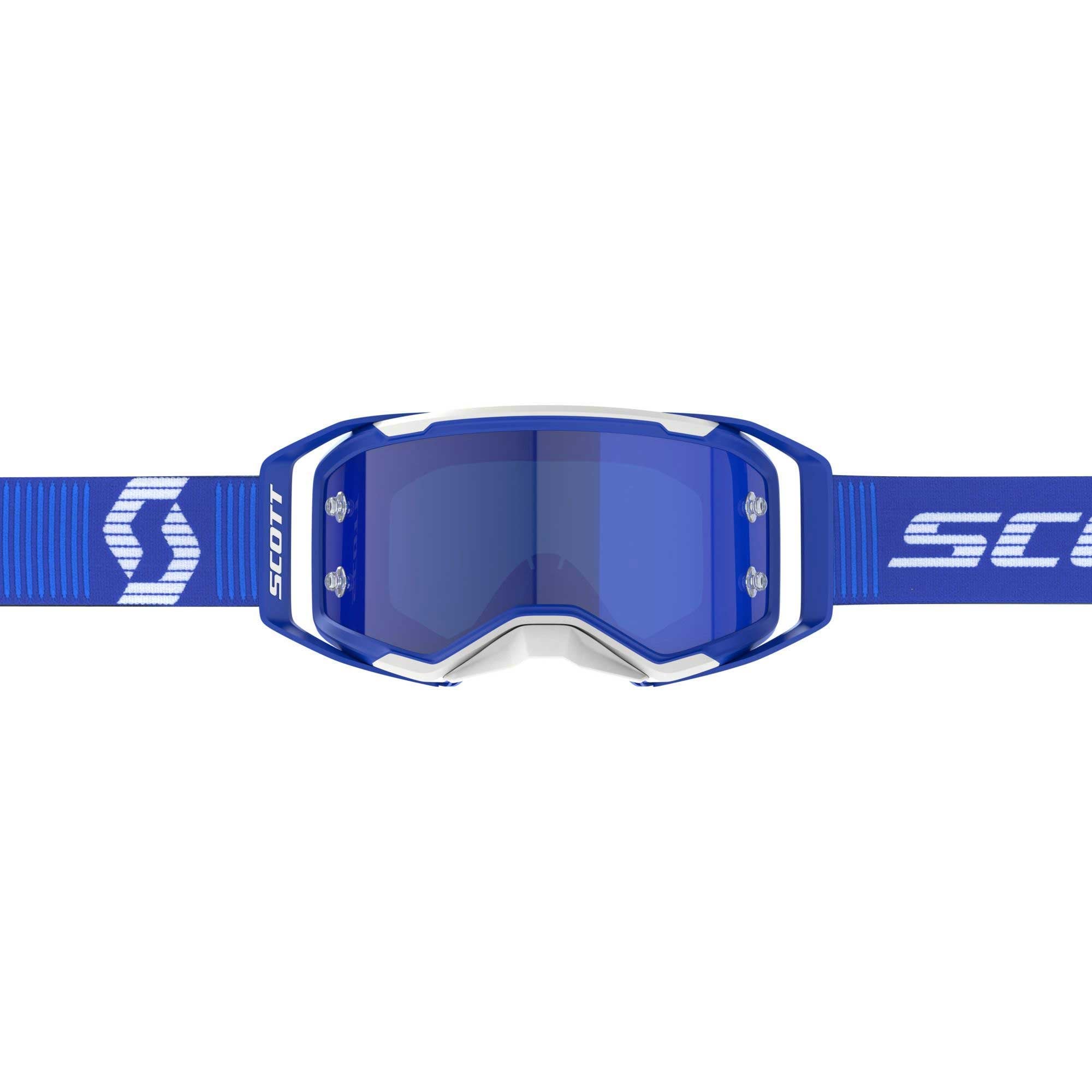 Scott Prospect 2.0 Goggles (Blue/White) Chrome Blue Lens