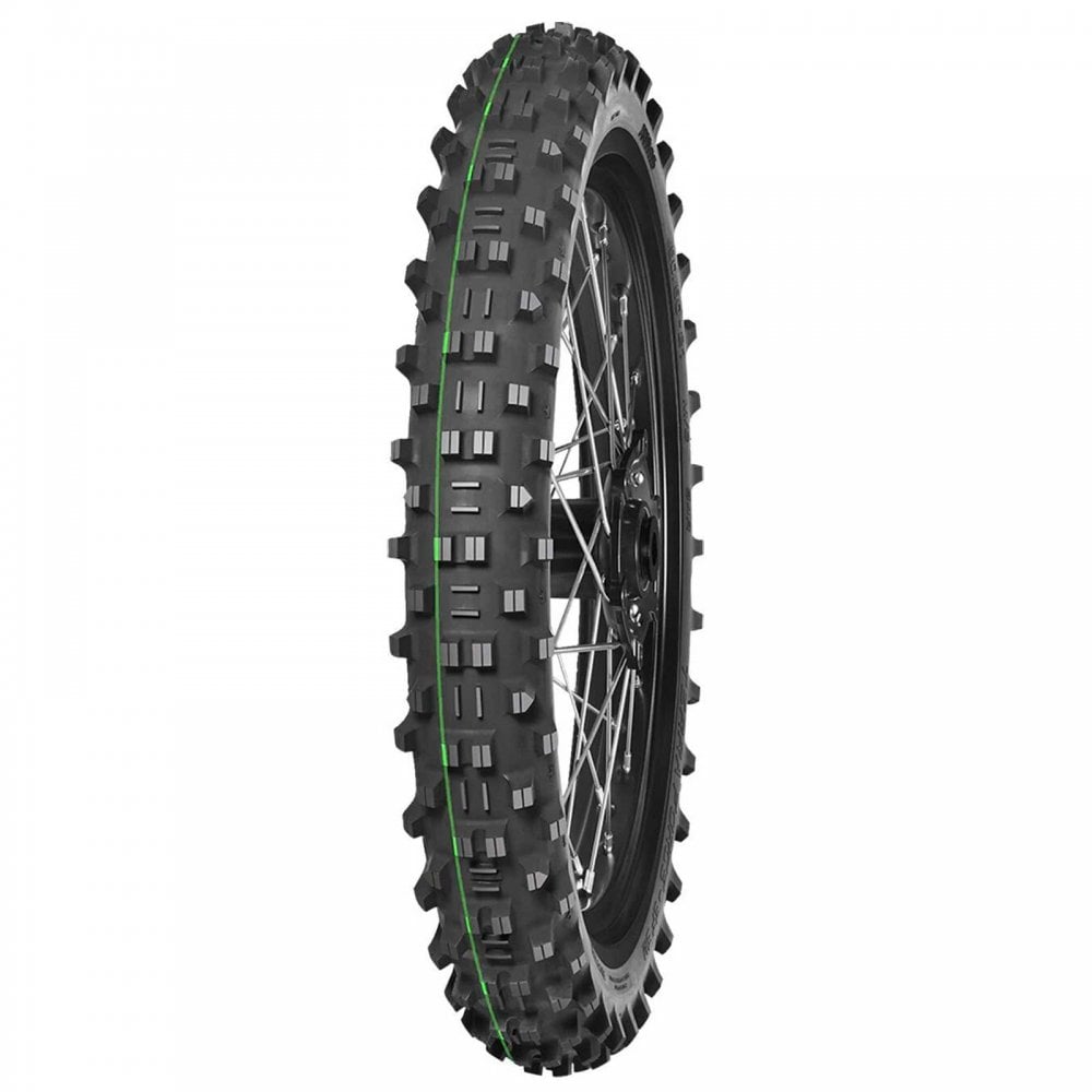 Mitas - Tyre - Enduro TerraForce EF-2 - x1 Green - SUPER LIGHT/Soft - Road Legal - 90/90-21" (54R)