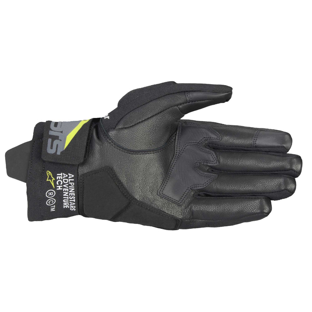Alpinestars Corozal V3 Drystar WP Motorcycle Short Gloves (Black/Deep Gray/Yellow Fluo)