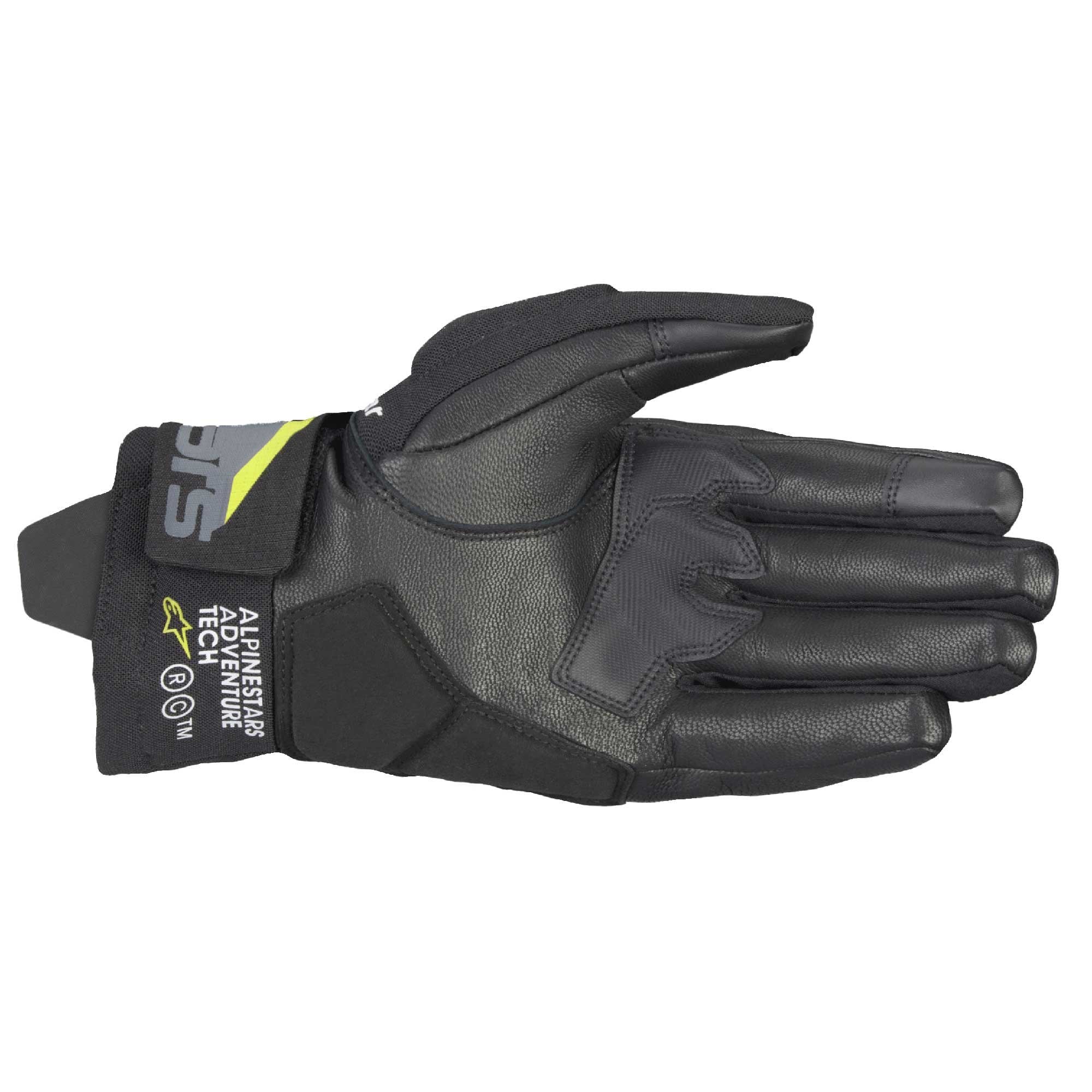 Alpinestars Corozal V3 Drystar WP Motorcycle Short Gloves (Black/Deep Gray/Yellow Fluo)
