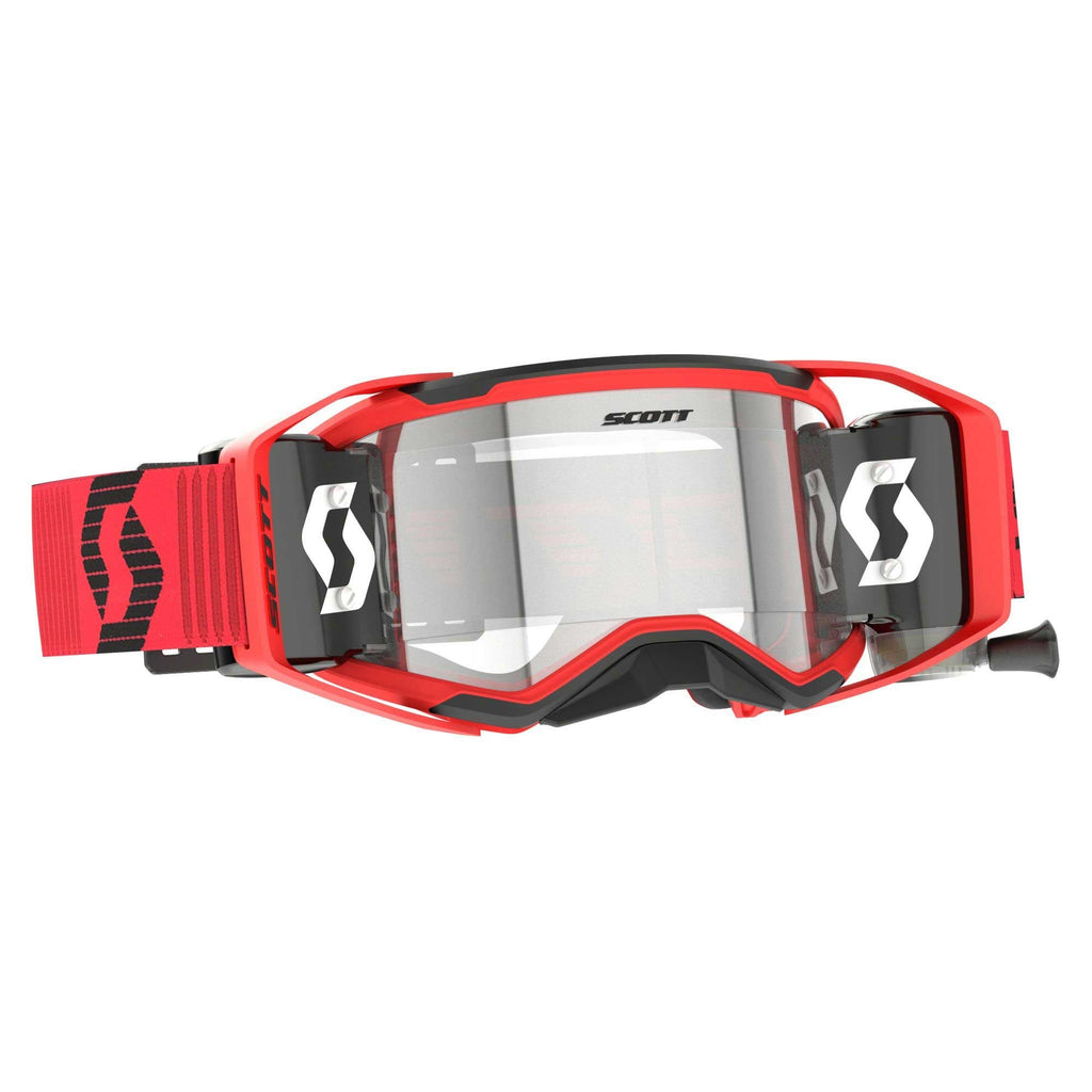Scott (MX25) Goggles - Prospect 2.0 Roll-Off System (Red/Black)