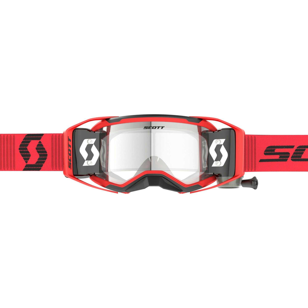 Scott (MX25) Goggles - Prospect 2.0 Roll-Off System (Red/Black)