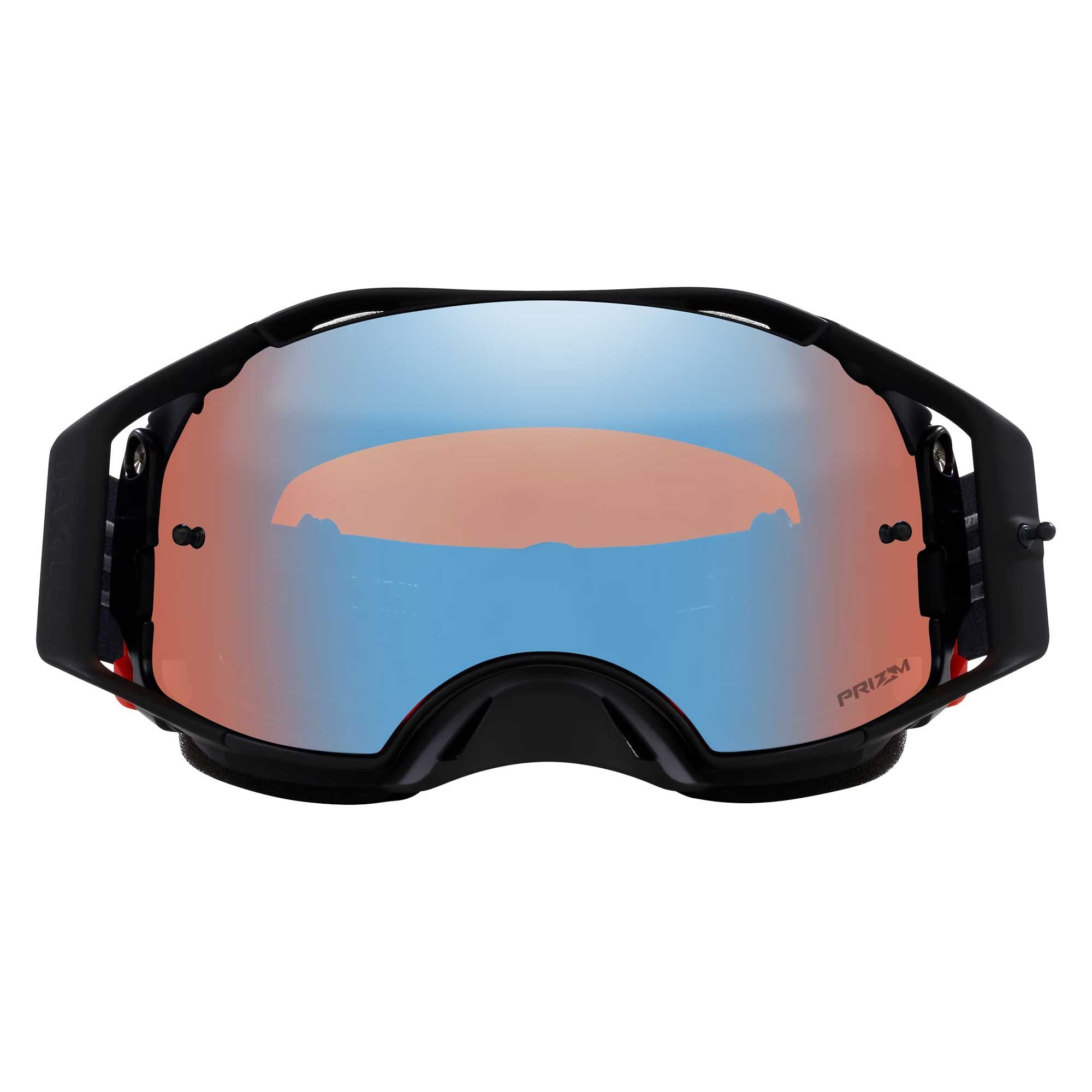 Oakley Airbrake Goggles - BLACKOUT (Black/Black) PRIZM Sapphire Lens