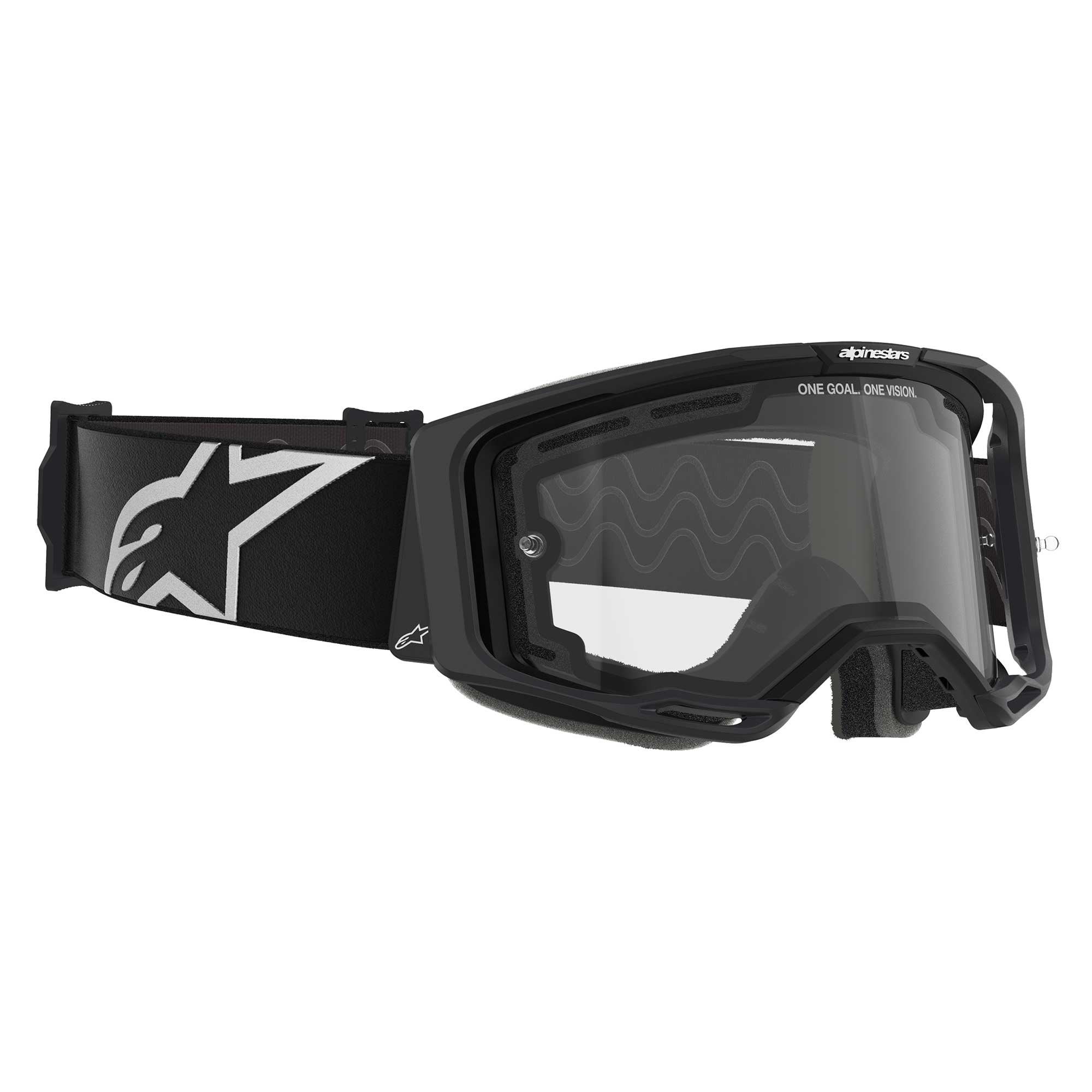 Alpinestars MX | MTB Vision 8 Goggles CORP (Black) Enduro Dual Lens