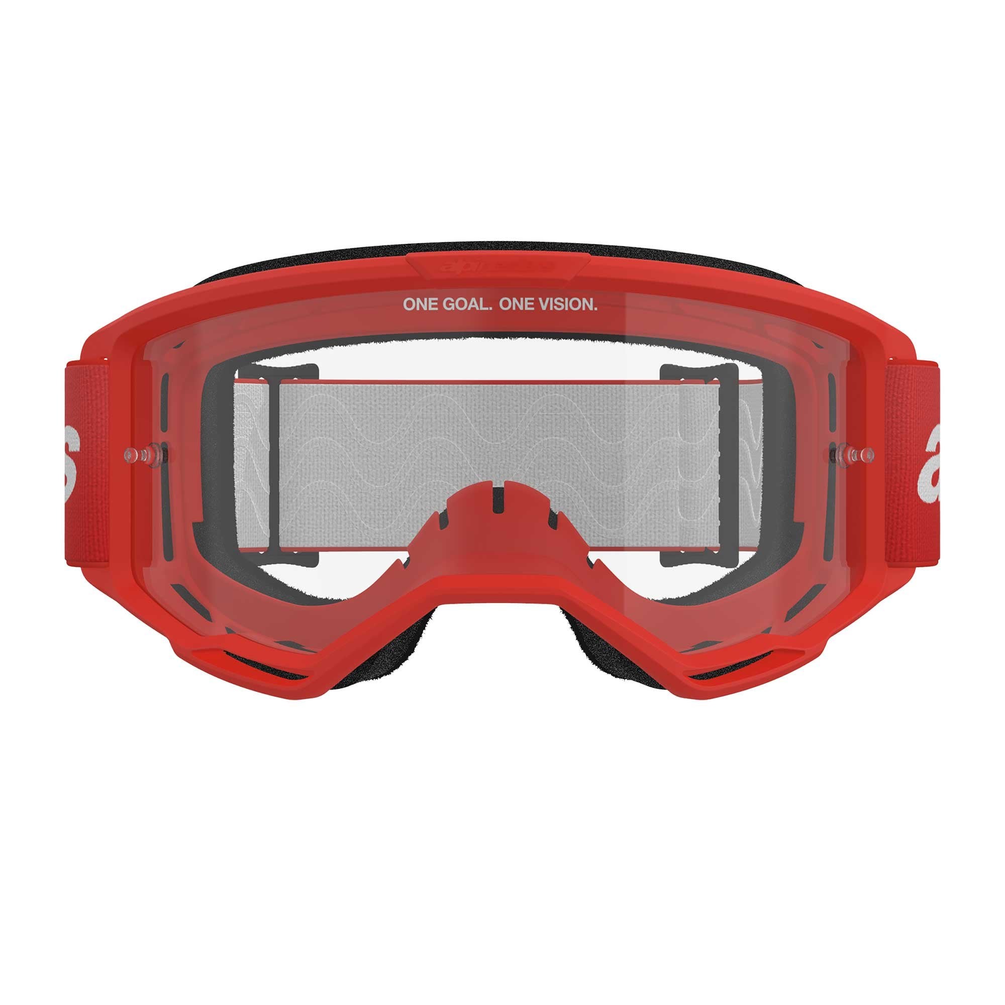 Alpinestars MX | MTB Vision 3 Goggles WORDMARK (Red)