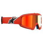 Alpinestars Youth Vision CORP MX Goggles (Orange) Mirror Red Lens
