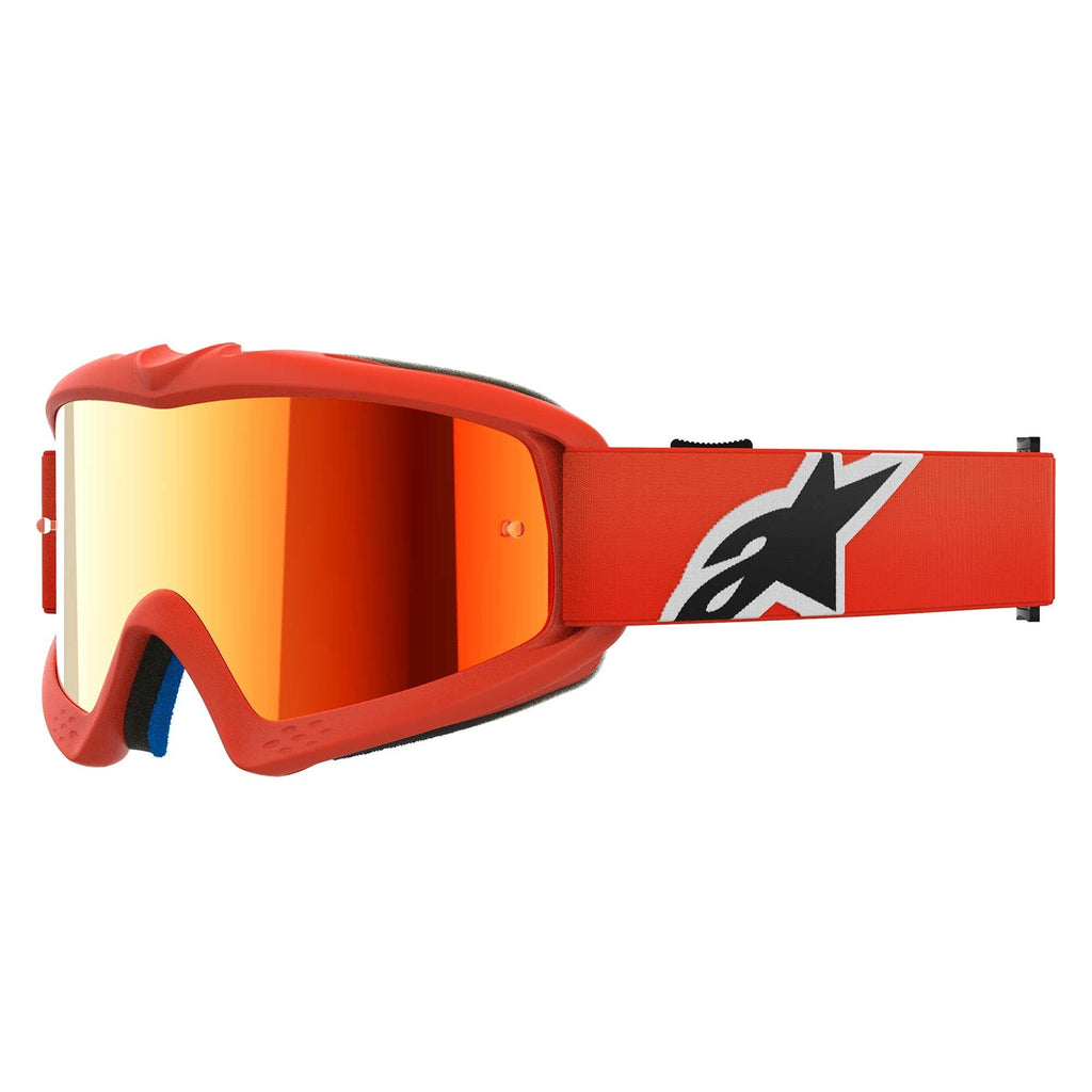 Alpinestars Youth Vision Goggles - CORP (Orange) Mirror Red Lens