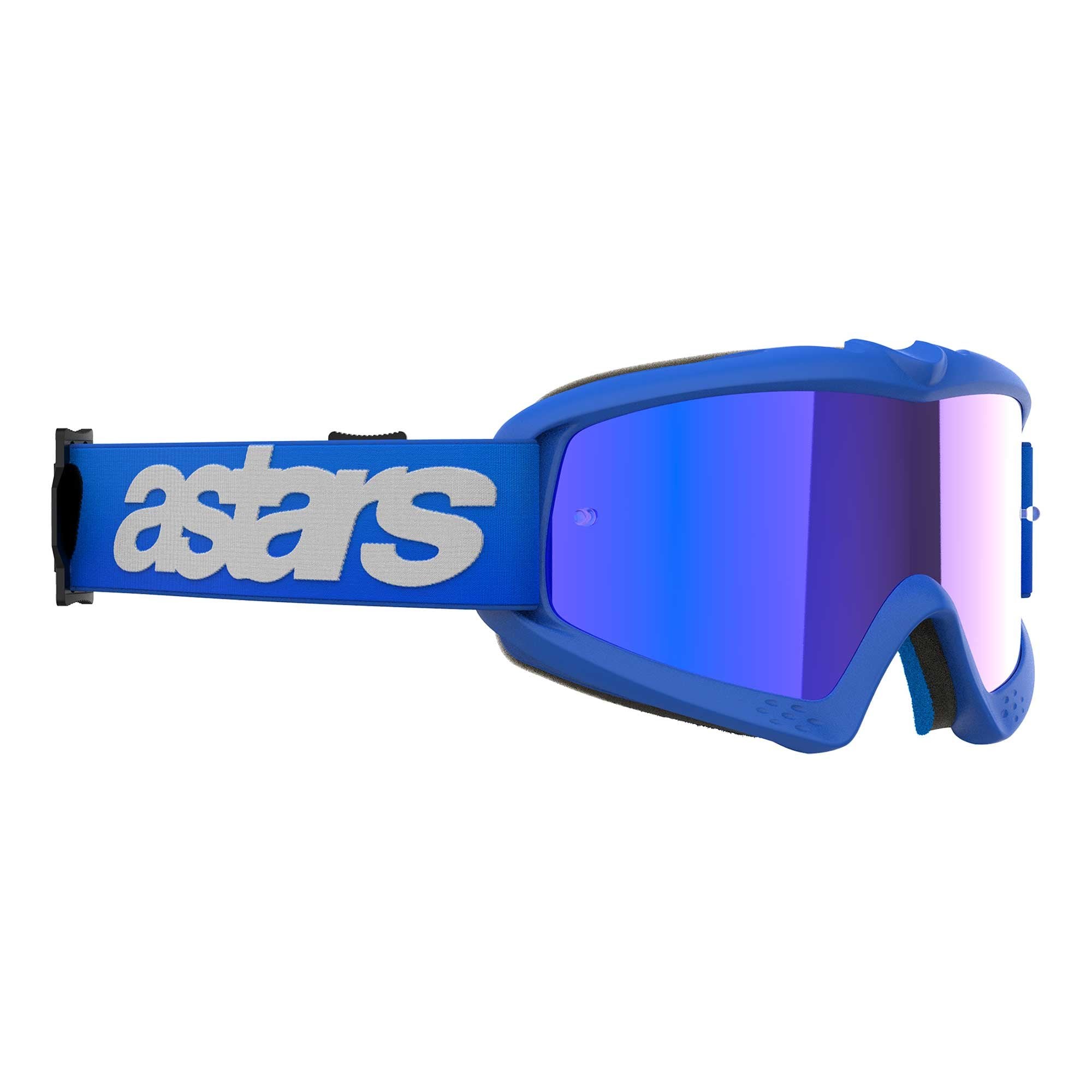 Alpinestars Youth Vision Goggles - BLAZE (Blue) Mirror Blue Lens
