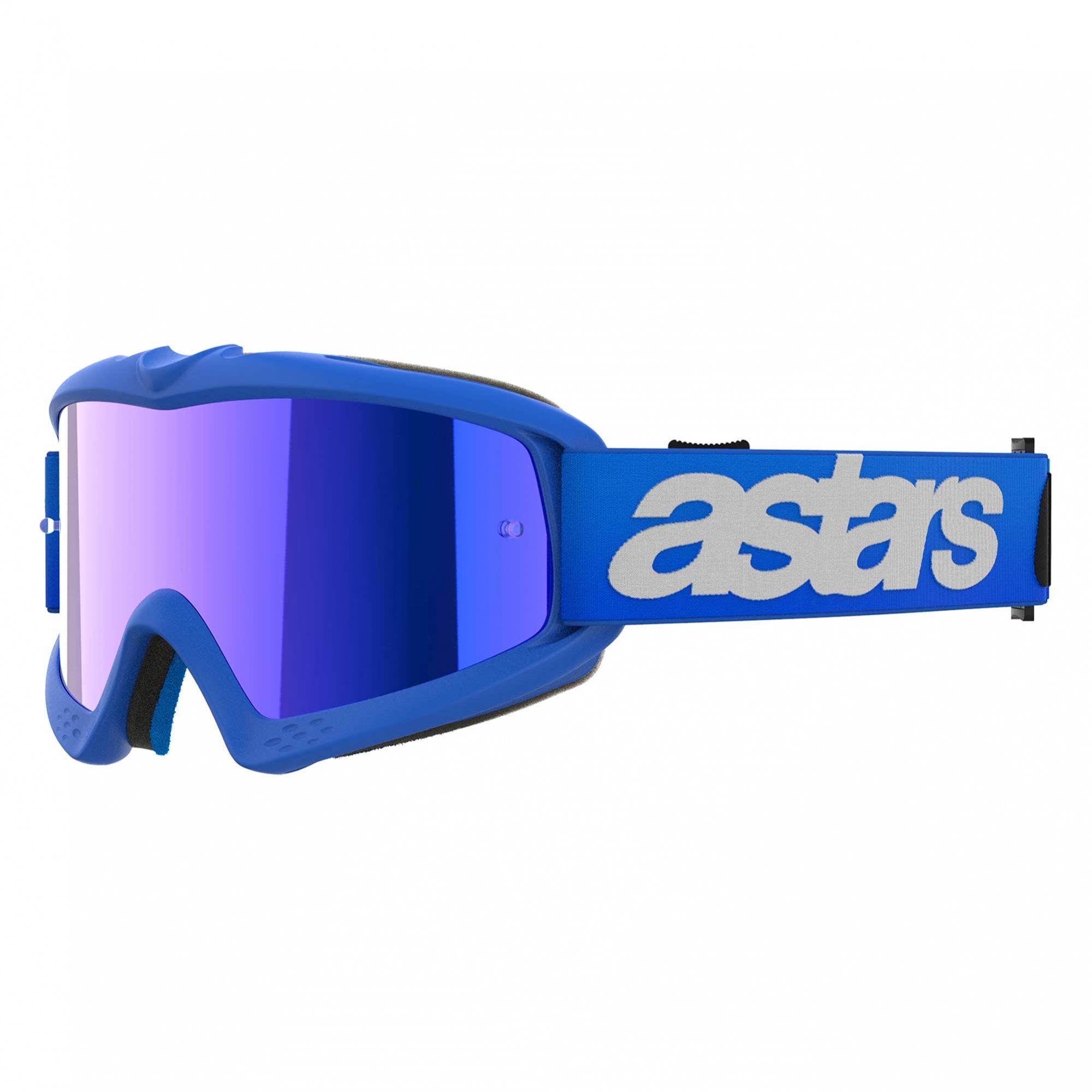 Alpinestars Youth Vision Goggles - BLAZE (Blue) Mirror Blue Lens