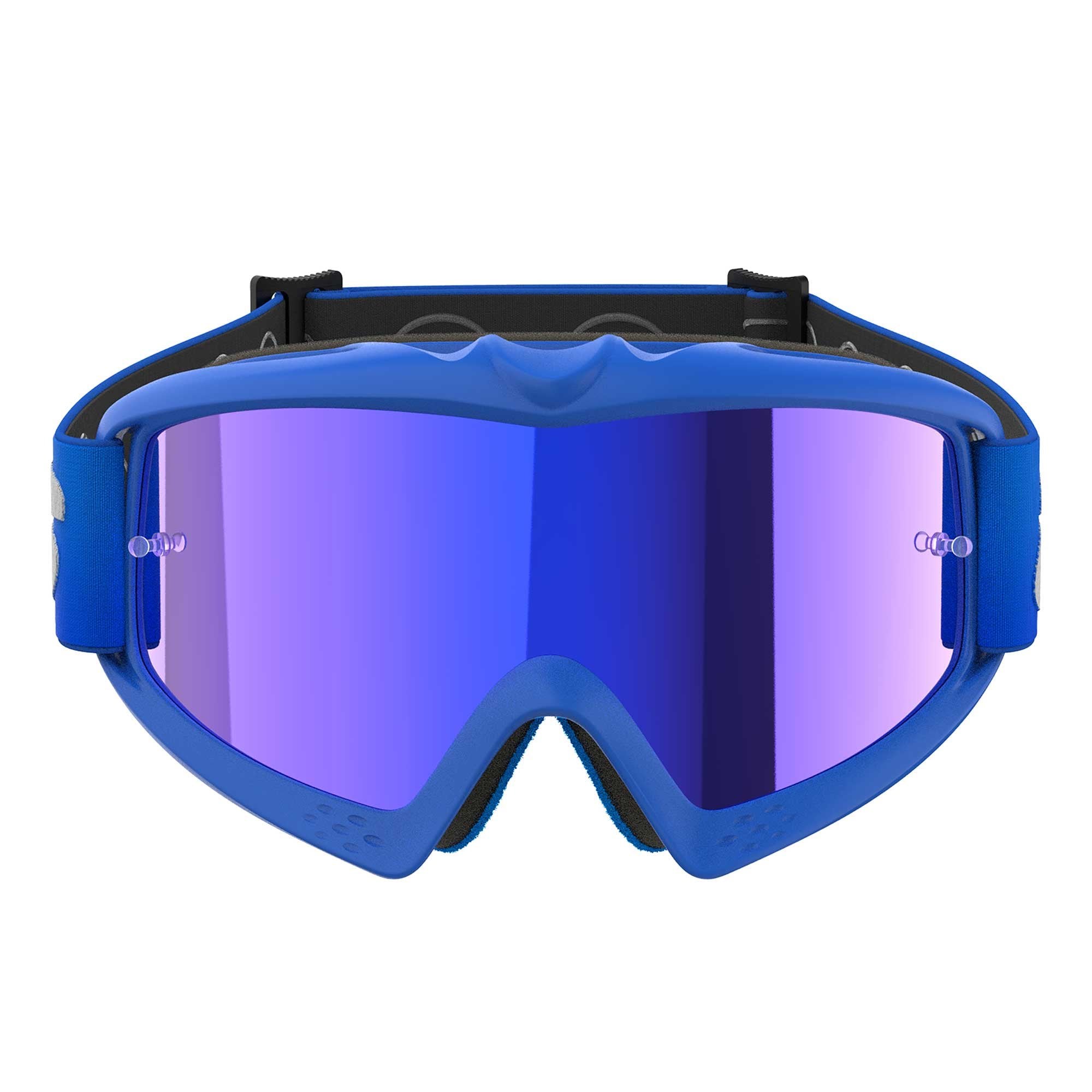 Alpinestars Youth Vision Goggles - BLAZE (Blue) Mirror Blue Lens